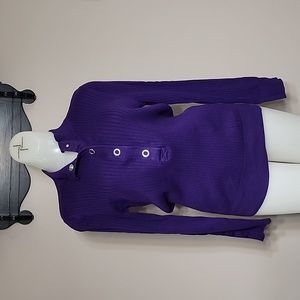 RALPH LAUREN Size M Women's purple pullover sweater